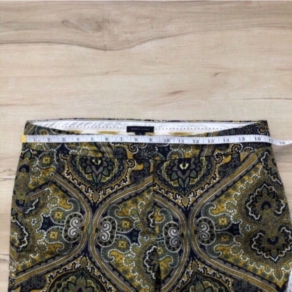 Tommy Hilfiger Green and Black Paisley Chinos - Picture 7 of 8